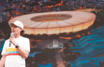 “Más del 80 % de los ciudadanos de Medellín hoy se sienten orgullosos de su ciudad, hemos recuperado la confianza. Medellín va por buen camino, estamos mejorando, pero lo más importante es que la vamos a llevar a otro nivel”, alcalde Federico Gutiérrez Zuluaga. Foto: Cortesía