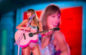Taylor Swift durante su gira The Eras Tour en México. Foto: Tomada de X, @taylorswift13. 