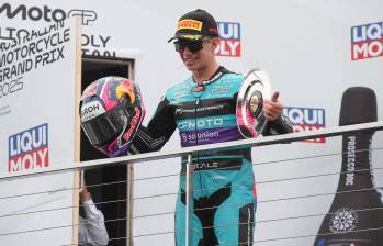 El piloto colombo-español David Alonso vive su primer año en la máxima categoría del motociclismo mundial. Foto: GETTY