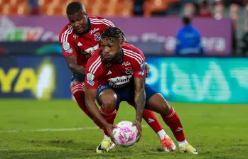 Los futbolistas Francisco Y Léyser Chaverra han tenido un rendimiento alto en lo que va del año con el Medellín. FOTO: MANUEL SALDARRIAGA