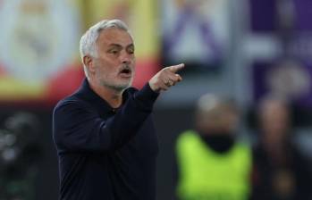 José Mourinho técnico del Real Madrid entregó explosivas declaraciones y se refirió al tema de Vinicuis Júnior y Javier Tebas. FOTO GETTY