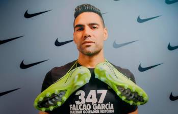 Falcao García ha anotado dos goles con Millonarios en la Liga Betplay-2. FOTO: Cortesía Nike