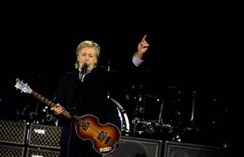 Sir Paul McCartney ofreció su último concierto en Bogotá en la noche del viernes 1 de noviembre. FOTO: Colprensa