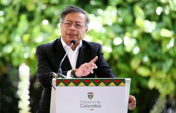 El presidente Gustavo Petro en la Cumbre de Países Amazónicos. FOTO: COLPRENSA