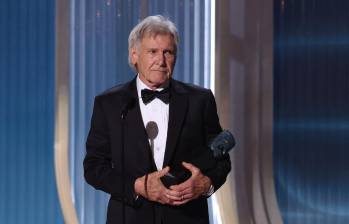 ”Los actores vivimos varias vidas, creamos momentos con conexión emocional que nos unen”, dijo el actor al punto de las lágrimas. FOTO: VALERIE MACON / AFP)