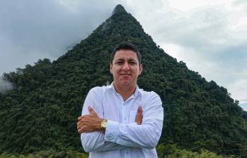 Cerro Tusa es el destino del 90% de los visitantes que llega a Venturs, la empresa que Daniel sostiene mientras combina su trabajo como concejal. FOTO: Manuel Saldarriaga. 