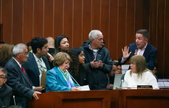 Por casi 10 horas los congresistas de la Comisión Cuarta del Senado discutió el proyecto de reforma laboral. . FOTO Colprensa