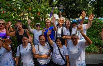 Lanzamiento de la iniciativa Mi metro cuadrado, en el Parque de Belén. FOTO: ALCALDÍA DE MEDELLÍN