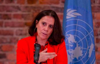 La experta internacional delegada por la ONU para analizar la implementación del acuerdo de paz, Antonia Urrejola. FOTO: COLPRENSA