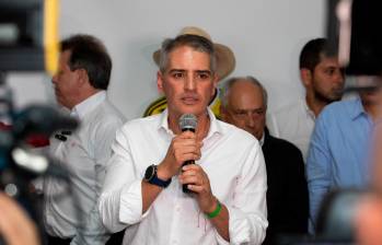 Andrés Julián Rendón es el candidato del Centro Democrático a la gobernación de Antioquia. FOTO: ESNEYDER GUTIÉRREZ.