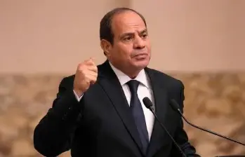 El presidente de Egipto, Abdel Fatah al Sisi, compartió un nuevo plan para los palestinos y la reconstrucción de la Franja de Gaza, que garantiza que su pueblo se quede en su tierra, a diferencia del plan del presidente estadounidense Donald Trump. FOTO: AFP