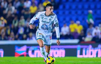 James suma 33 partidos con León de México. En ellos, acumula cinco goles y ocho asistencias. Es el club donde ha tenido más minutos en cancha en los últimos años, con 2.131 minutos disputados. FOTO GETTY