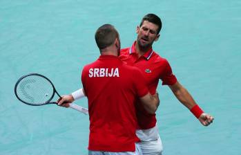 Novak Djokovic fue una de las figuras de Serbia en el título que consiguieron en 2010 de la Copa Davis. También estuvo en el subtítulo de 2013. FOTO: GETTY