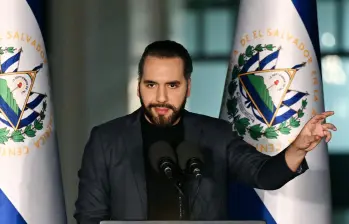 El presidente de El Salvador, Nayib Bukele. FOTO: AFP.