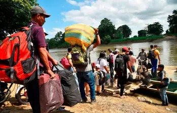 En Antioquia ya van más de 2.000 familias desplazadas este año. FOTO SCHNEYDER MENDOZA /AFP/GETTY. 
