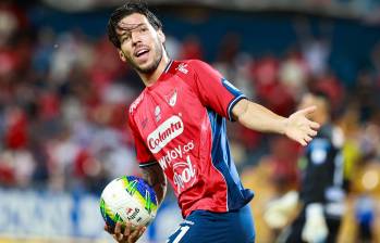El volante argentino Agustín Martegani cumple destacada campaña con el Independiente Medellín. FOTO Manuel Saldarriaga