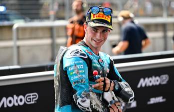 David Alonso aún aspira al podio del Mundial de Moto2 aunque en Indonesia se perdió una gran oportunidad. FOTO GETTY 
