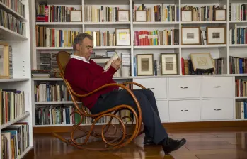 Darío Jaramillo Agudelo nació en Santa Rosa de Osos, ganador en 2025 del Premio León de Greiff al Mérito Literario, otorgado por la Universidad Eafit y la Alcaldía de Medellín; en 2017 también fue ganador del Premio Nacional de Poesía 2017. Foto: Archivo El Colombiano / Esteban Vanegas Londoño
