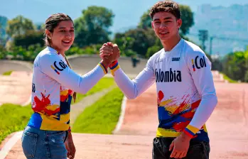 Nicol Foronda y Juan José Velásquez son los actuales Campeones Nacionales de Bogotá 2025. Foto: Manuel Saldarriaga. 