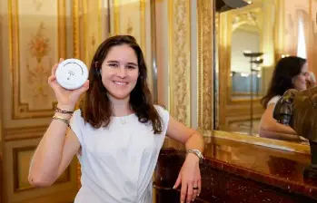 Valentina Agudelo, joven administradora de empresas de 28 años, es la creadora de Julieta y la CEO de Salva Health. FOTO Cortesía