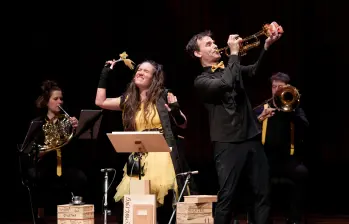 El concierto La pluma mágica fue el anterior de la programación didáctica del Teatro Metropolitano de Medellín. Foto Cortesía.