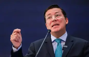 El registrador Hernán Penagos hizo un duro llamado al gobierno de Gustavo Petro para que garantice la seguridad de las próximas elecciones. FOTO: COLPRENSA.