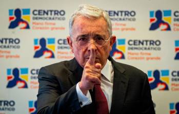 Álvaro Uribe habló sobre la ‘Operación Orión’ y La Escombrera en Medellín. FOTO: GETTY