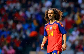Marc Cucurella fue campeón de la Eurocopa con España en 2024. FOTO: GETTY