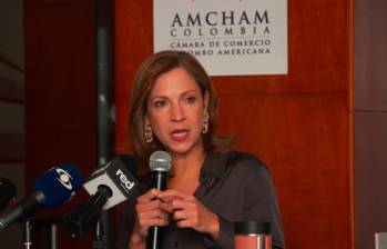 María Claudia Lacouture es la presidenta de Amcham Colombia. FOTO CORTESÍA AMCHAM