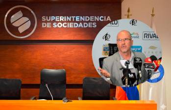  Álvaro de Jesús López Bedoya, representante legal del equipo de fútbol Deportivo Pereira, fue sancionado por la Superintendencia de Sociedades. FOTO CORTESÍA SUPERSOCIEDADES Y TOMADA DE @ArtetaBreinner.