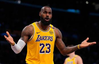 LeBron James cumplirá 41 años el 30 de diciembre. Es uno de los deportistas con una de las rutinas de entrenamiento más exigentes para cuidarse y mantenerse en el alto rendimiento. FOTO GETTY