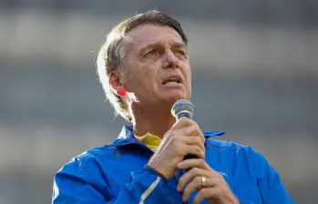 Ex presidente de Brasil, Jair Bolsonaro durante un evento en la ciudad de Sao Paulo. Cortesía, AFP.