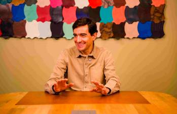 Santiago Mejía Ferraris, gerente de Producción en Cueros Vélez, habló sobre la marca empleadora de la empresa. FOTO: Cortesía
