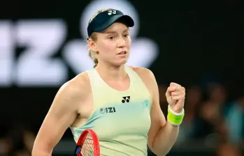 La tenista kazaja Elena Rybakina ocupa el quinto puesto en el ranking de la WTA. Foto: tomada del x @AustralianOpen
