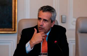 Luis Fernando Velasco, ministro del Interior de Colombia. FOTO: CORTESÍA DE PRESIDENCIA.