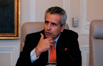 Luis Fernando Velasco, ministro del Interior de Colombia. FOTO: CORTESÍA DE PRESIDENCIA.