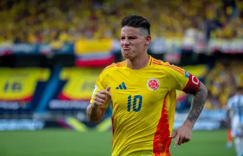 El futbolista colombiano James Rodríguez llegó a la Copa América del 2024 con apenas 8 partidos disputados en Sao Paulo. FOTO Juan Antonio Sánchez 