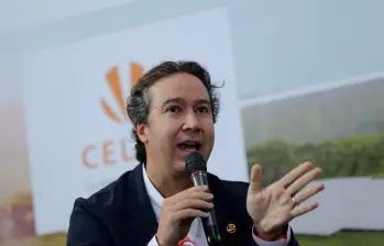 Ricardo Sierra, líder de Celsia, encabezó la asamblea de accionistas en la que se aprobó un dividendo de $208 por acción. FOTO colprensa