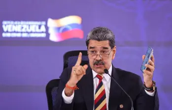  Nicolás Maduro dijo que la aplicación estará integrada con la Fuerza Armada Nacional Bolivariana (FANB) de Venezuela. FOTO: Getty