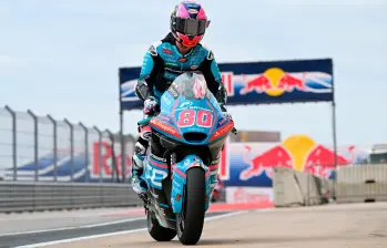 David Alonso, futurp integrante de MotoGp, es quinto en el Mundial de Moto2. FOTO: GETTY