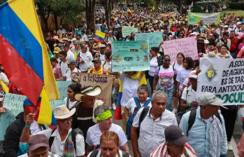 En Medellín las manifestaciones partirán desde el centro hasta el parque de los Deseos en la zona norte de la ciudad. FOTO MANUEL SALDARRIAGA