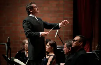 Alejandro Posada es el director artístico de la Orquesta Sinfónica Eafit y fundador de IberAcademy, Foto: Cortesía.