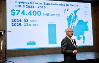 El ministro de Salud habló sobre “1508” municipios, cuando en el país hay 1.103. FOTO: MINSALUD