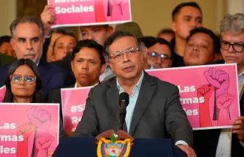 La reforma pensional, laboral y de salud son las principales banderas de su agenda legislativa. Foto: Presidencia