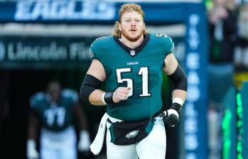 Este es el jugador Cam Jurgens, El deportista de la NFL que vino a la ciudad para tratarse por una dolencia en su espalda. FOTO: GETTY