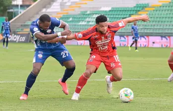El lateral Frank Fabra cumplió un buen papel en el triunfo del Medellín. FOTO COLPRENSA
