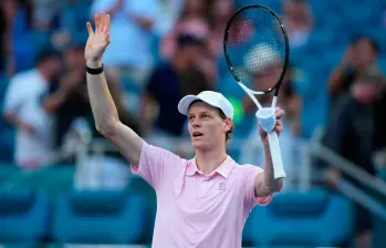  Jannick Sinner, italiano de 24 años, ya ganó el Masters 1000 de Miami en el año 2024. FOTO: GETTY