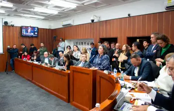 Comisión Cuarta aprobó en tercer debate a la reforma laboral. FOTO: Cortesía Angélica Lozano