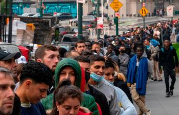 Tras la oleada de migrantes que llegan a Estados Unidos, el gobierno decidió “suavizar” las medidas para ellos. FOTO GETTY