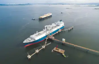La Regasificadora del Pacífico es un proyecto respaldado por Ecopetrol para importar y procesar gas natural licuado. La planta tiene una capacidad contratada de 60 millones de pies cúbicos por día. Foto: Cortesía